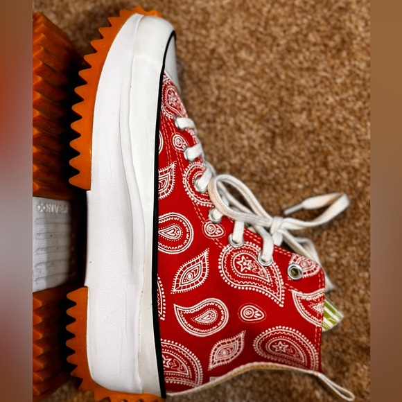 Converse Run Star Hike Platform High 'Floral & Paisley' Women Shoe Size 6.5 - Picture 7 of 15